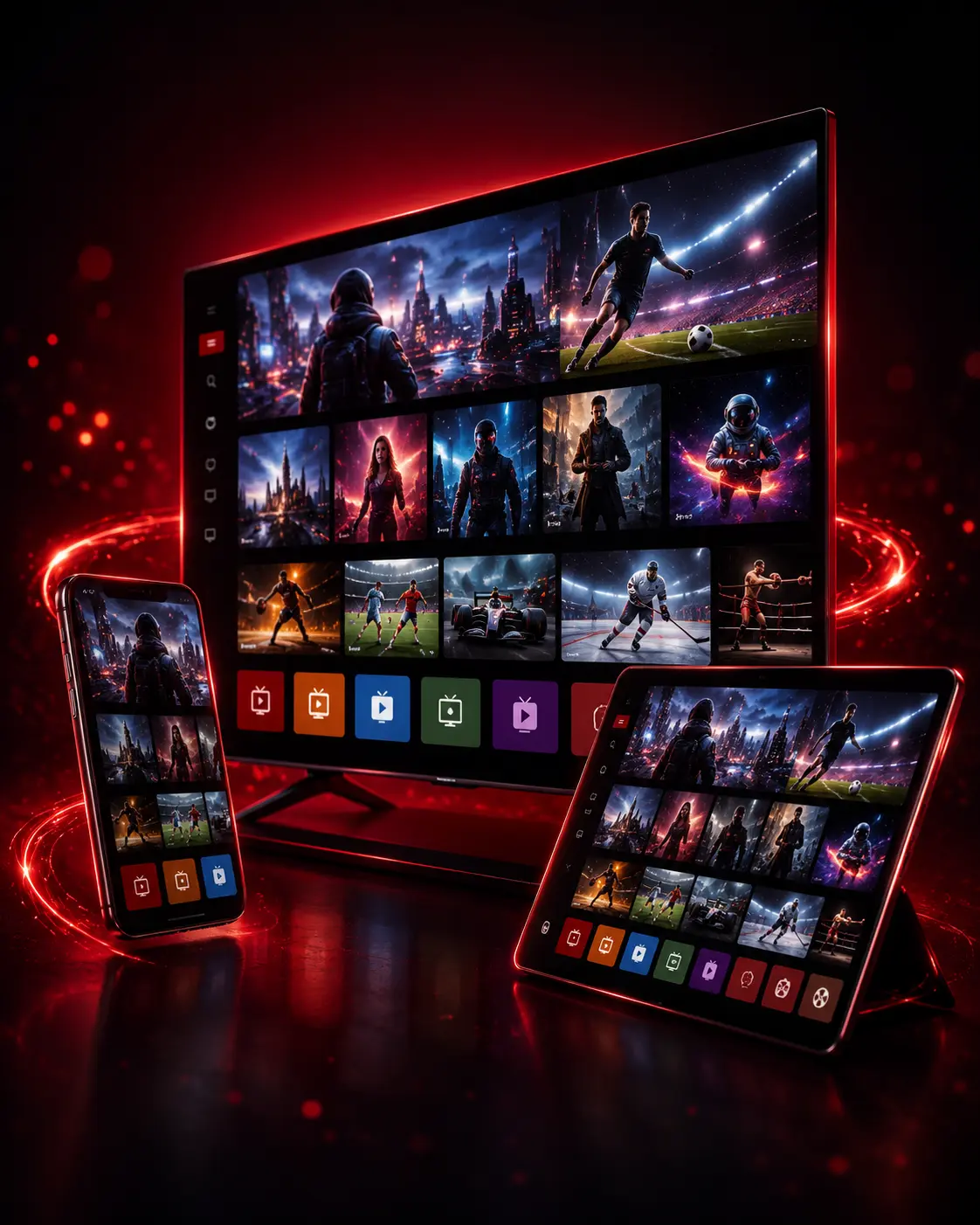 IPTV Nordic på Smart-TV, mobil og tablet i Danmark
